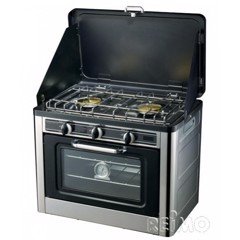 CAMP4 Gasovn med 2 kogeblus, mindre transportskade